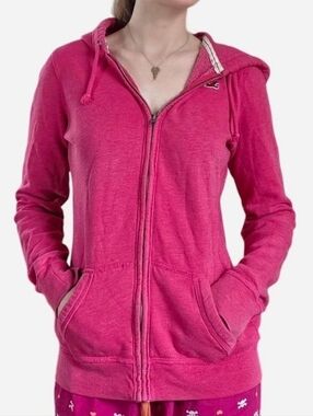 Hollister Pink hoodie 2000s